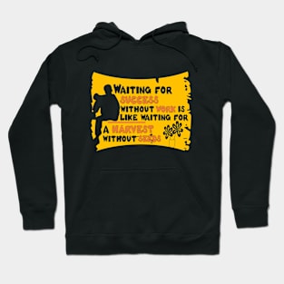 waiting for success without work is like waiting for a harvest without seeds Hoodie